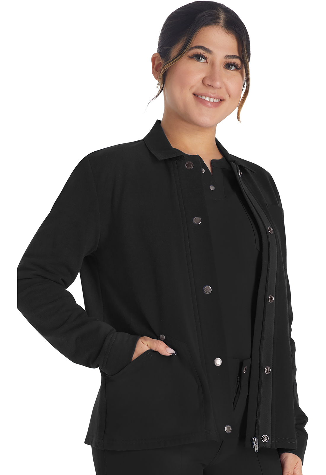 Zip Front Fleece Jacket-