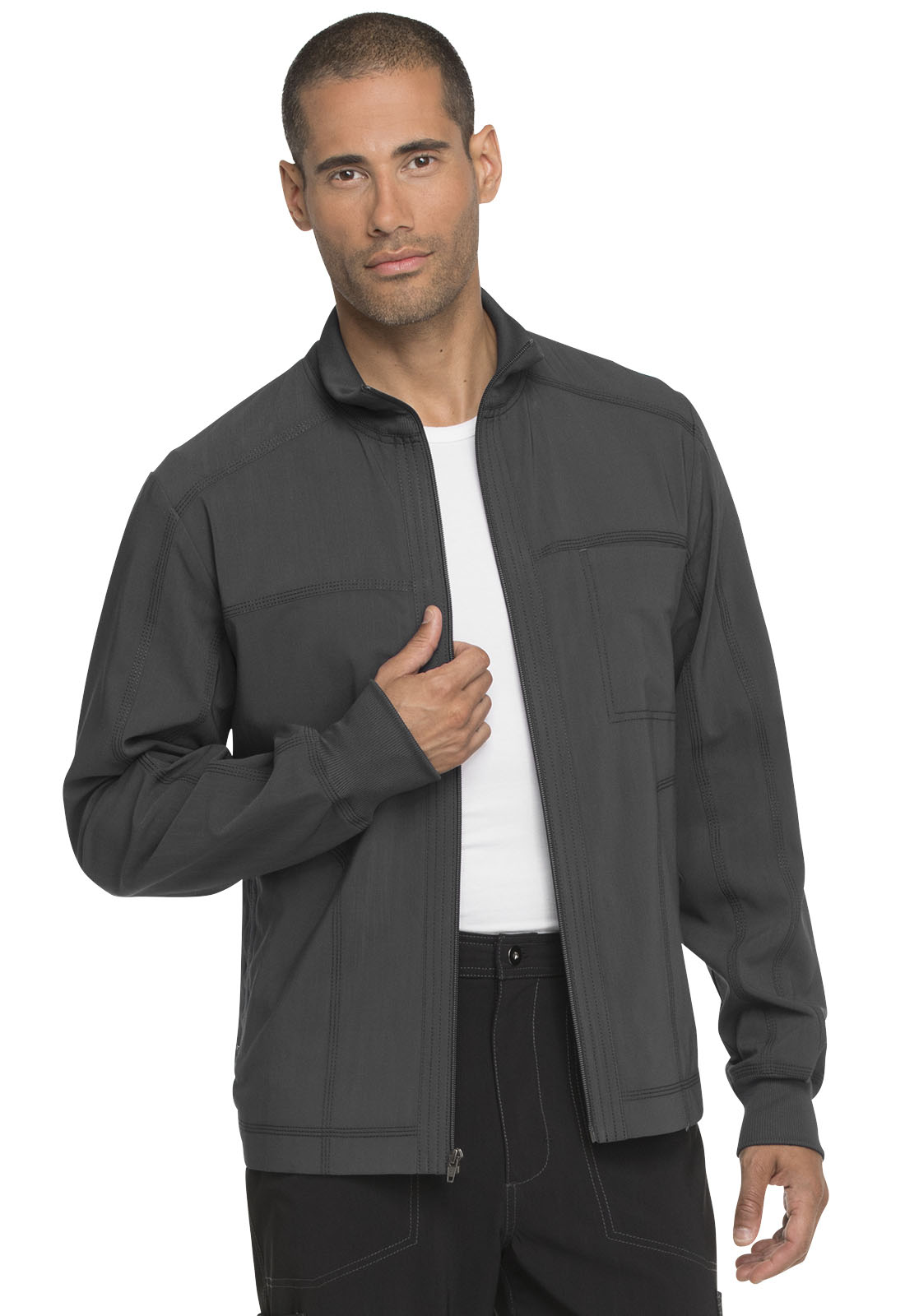 Dickies Advance Solid Tonal Twist Men's Men's Zip Front Jacket