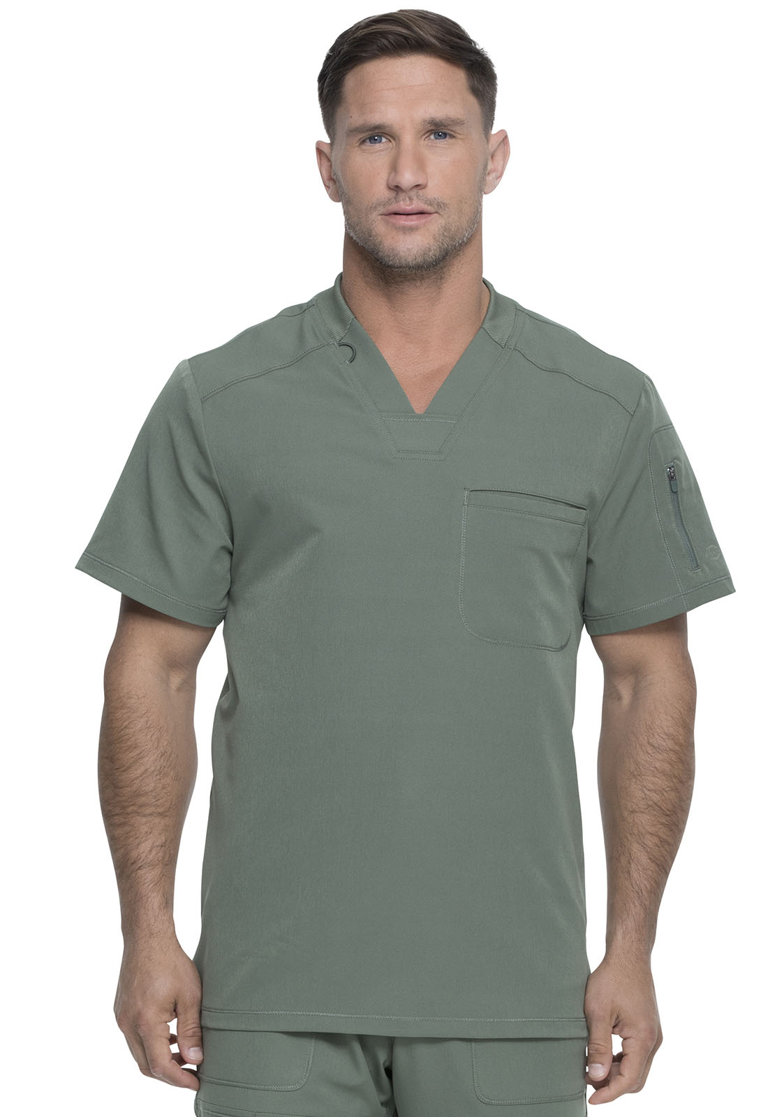 Dickies Dynamix DK610 Men's V-Neck Top Medical Uniforms Scrubs 