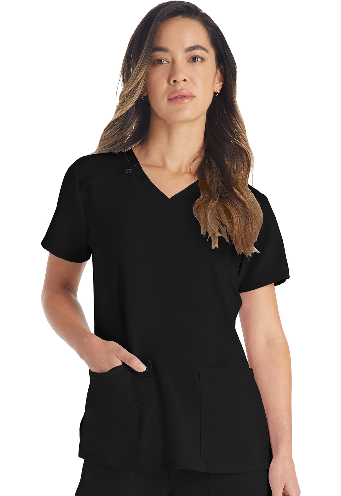 Dickies EDS Essentials V-Neck Top-Dickies Medical