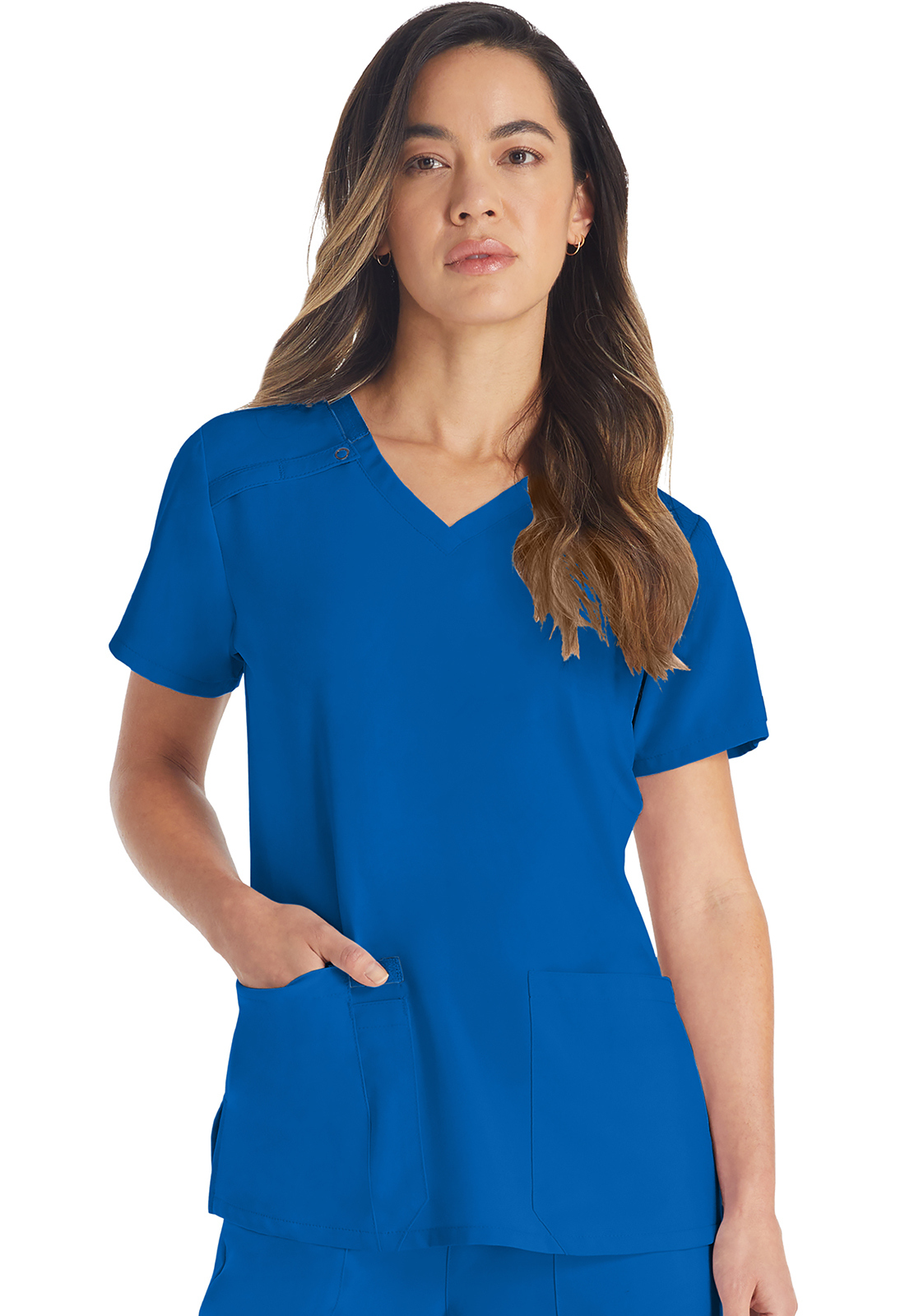 Dickies EDS Essentials DK615 Classic 3 Pocket V-Neck Medical Scrub Top-Dickies