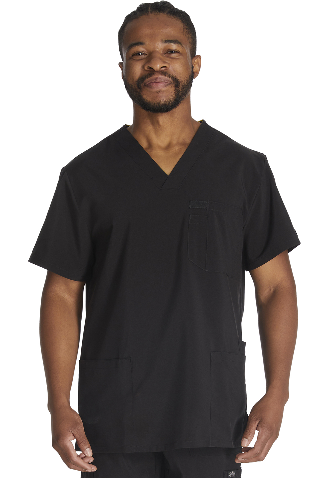 Dickies Medical Mens EDS Essentials DK645 Mens V-Neck Top-Dickies