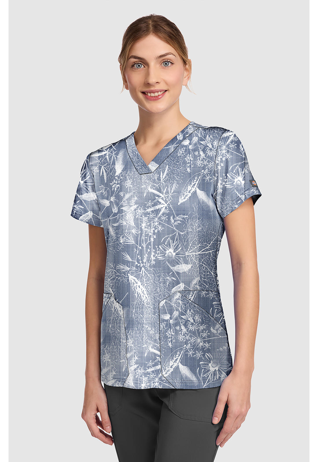 V-Neck Print Top