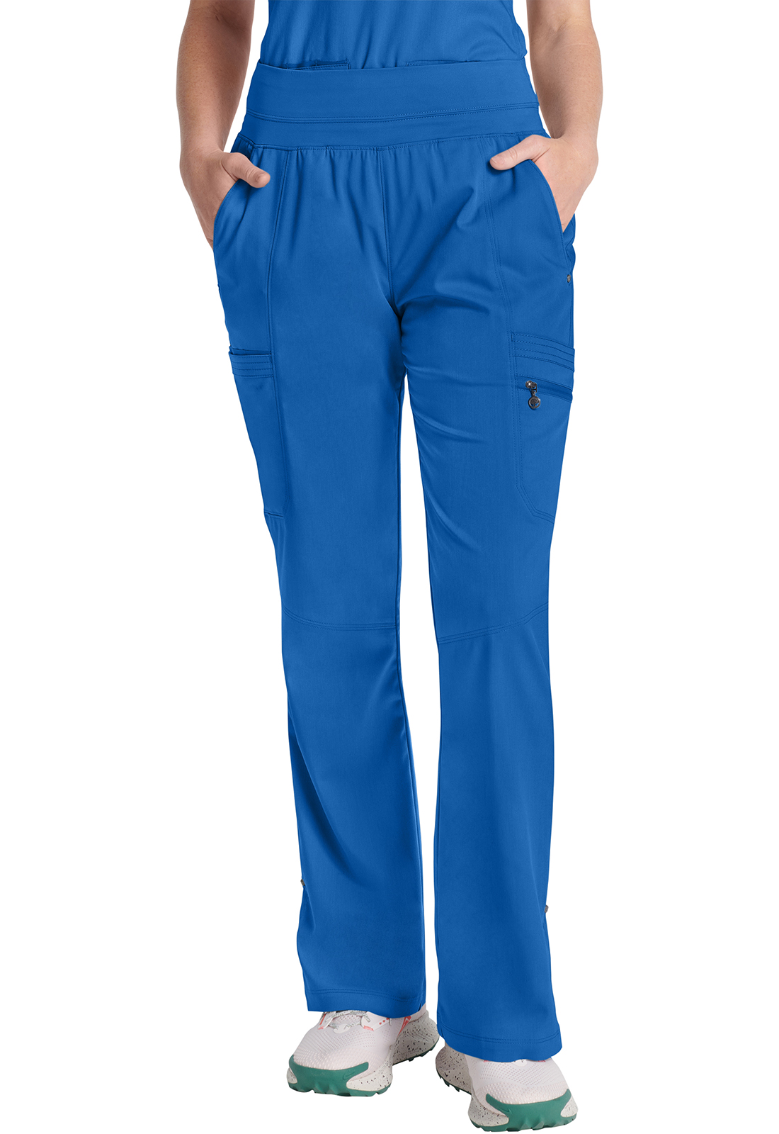 HH Purple Label HH002 Tina 8 Pocket Yoga Style Cargo Medical Scrub Pant-Healing Hands