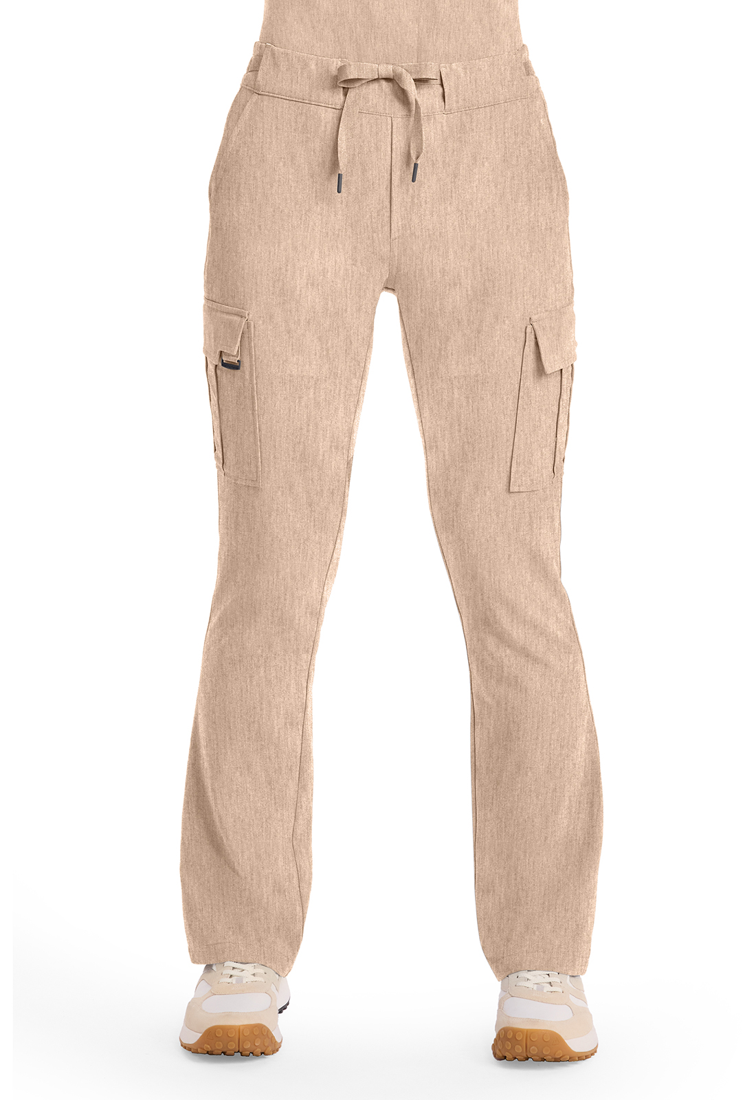 QUEST HH150 NEW Women&#8216;s Pet Hair Resistant 6 Pocket Straight Leg Cargo Scrub Pant-Healing Hands