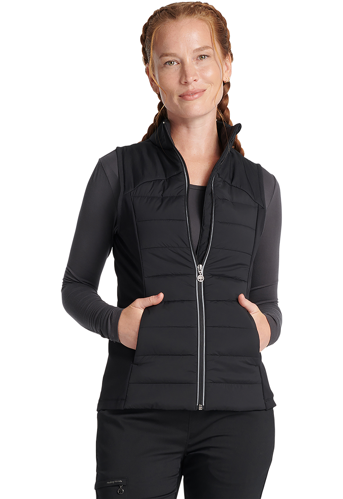 HH LIFESTYLE Khloe Quilted Vest-Healing Hands