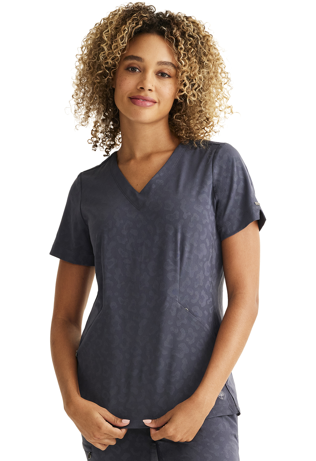 HH Purple Label Jacquard HH601 Jolie 2 Pocket Top-Healing Hands
