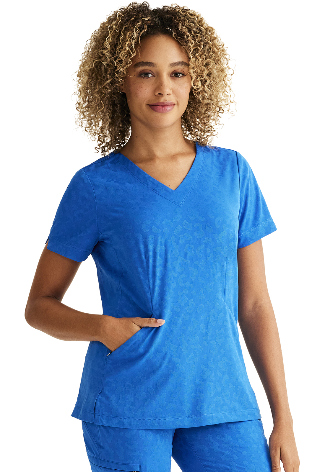 HH Purple Label Jacquard HH601 Jolie 2 Pocket Top-Healing Hands