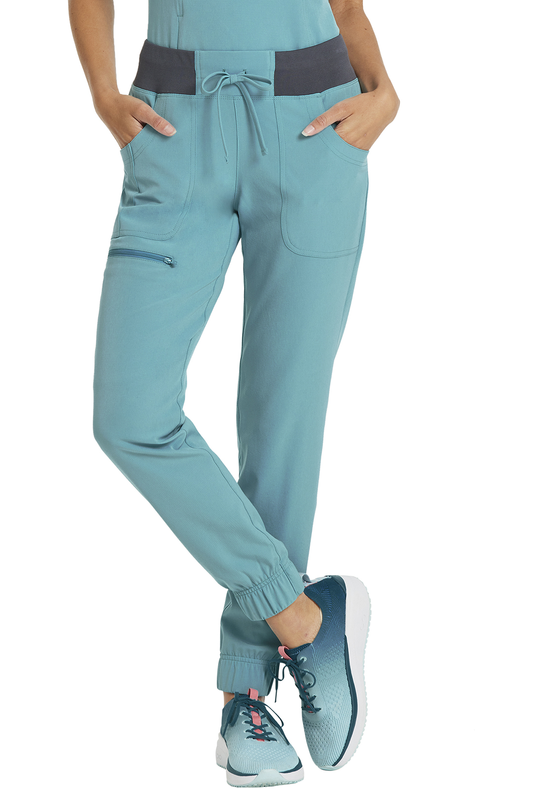 Ecoflex Women's 9 Pocket (Navy Blue) Jogger Scrubs