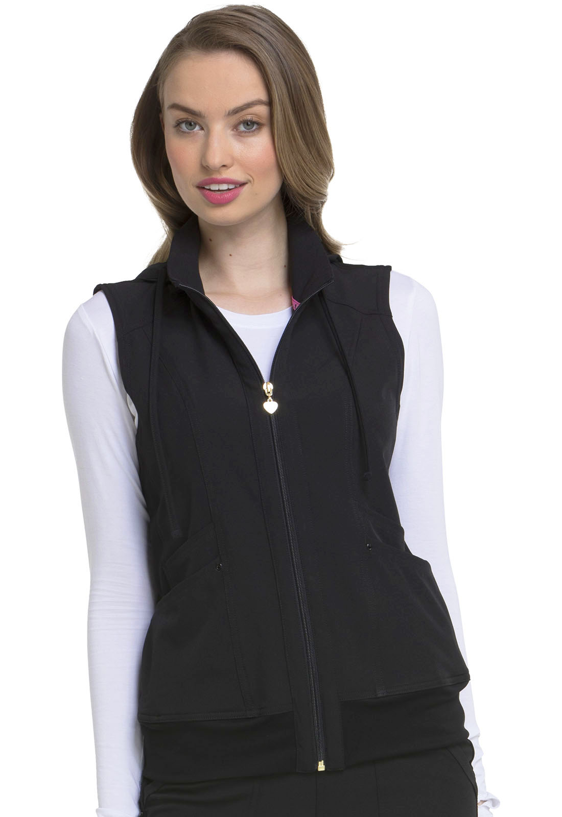 Heartsoul Break On Through Zip Front Vest-Heartsoul