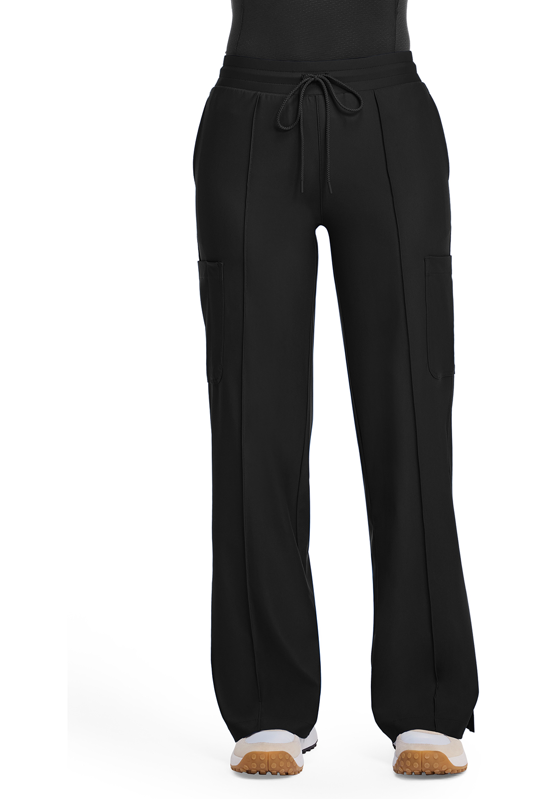 Pintuck Wide Leg Pant
