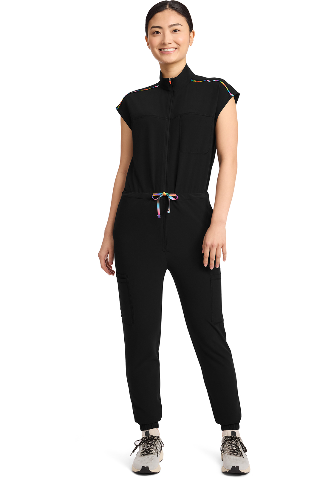 GNR8 PRIDE All Gender 7-Pocket Dolman Jumpsuit-Infinity