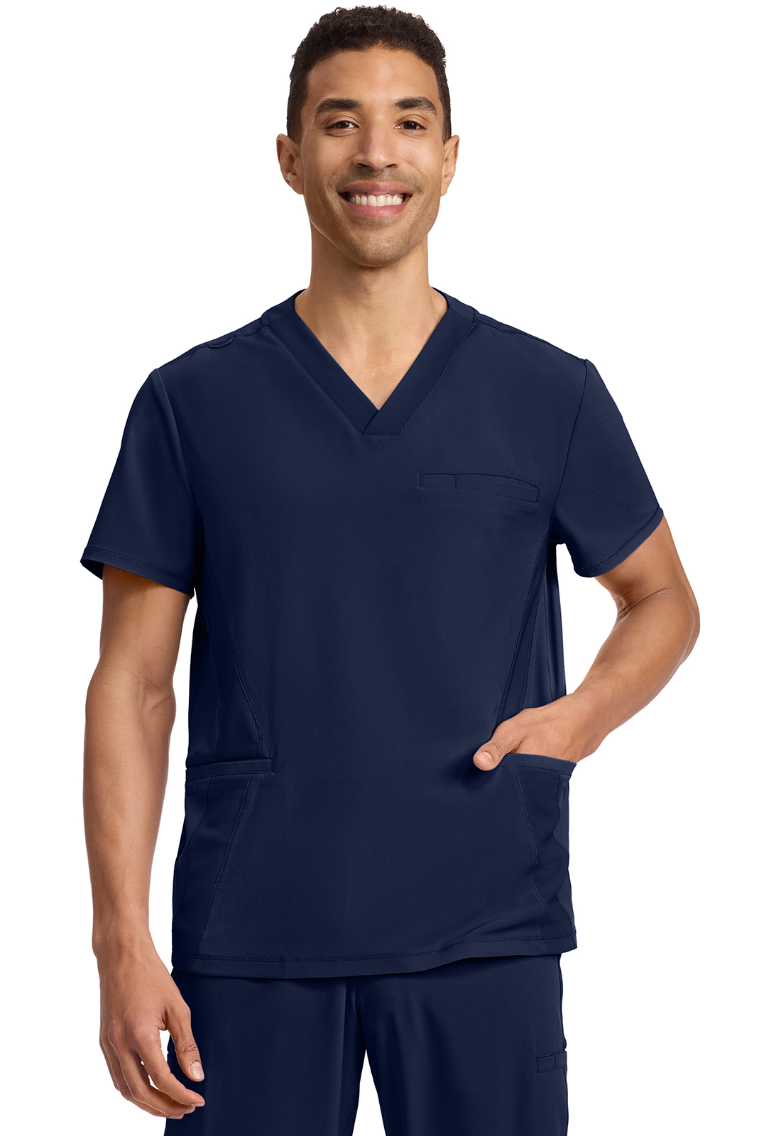 Infinity GNR8 Men&#8216;s 3-Pocket Rib-Knit V-Neck Top-Infinity