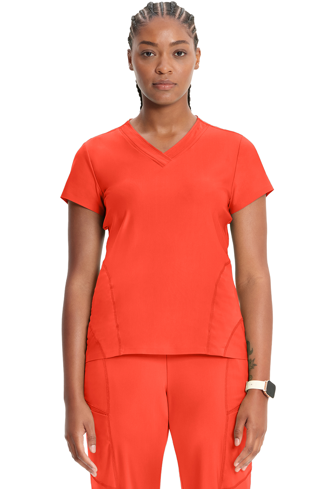 INFINITY KINETIC Knit V-Neck Top-Infinity