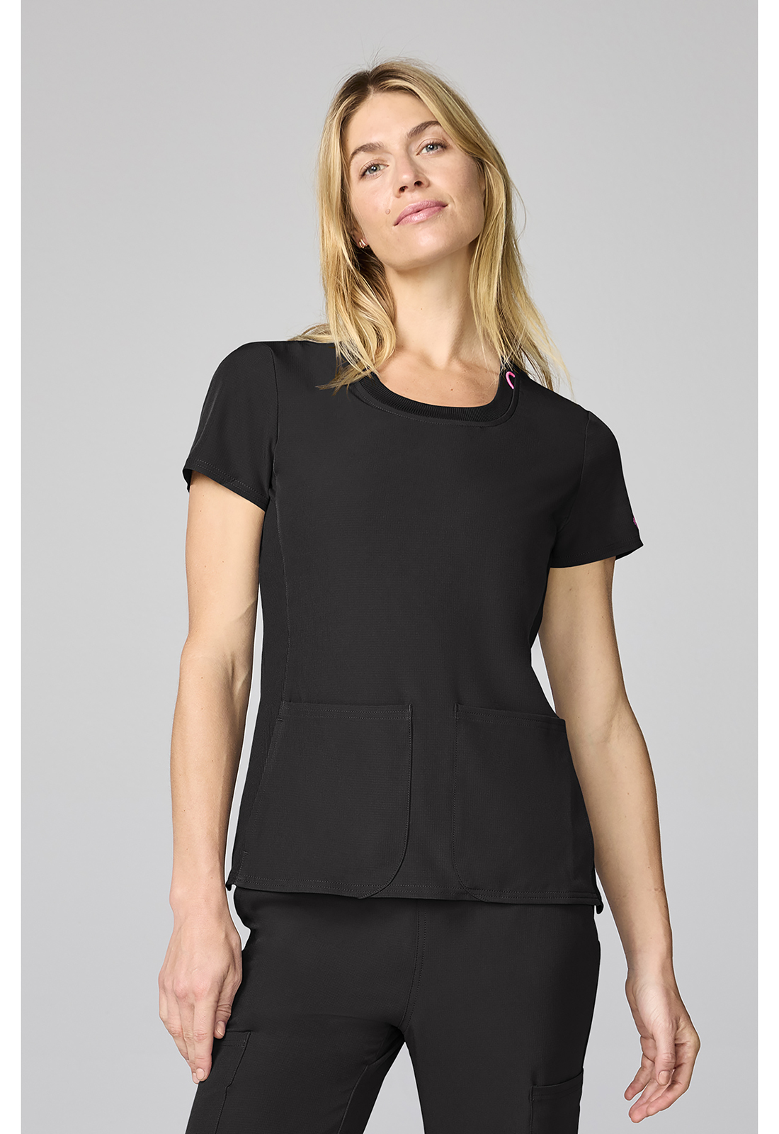Four Pocket Round Neck Top