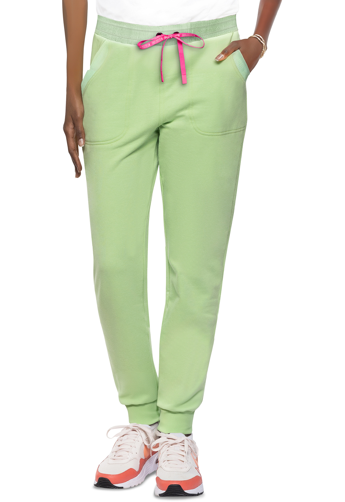 MC LIFESTYLE Fleece Natural Rise Jogger-Med Couture