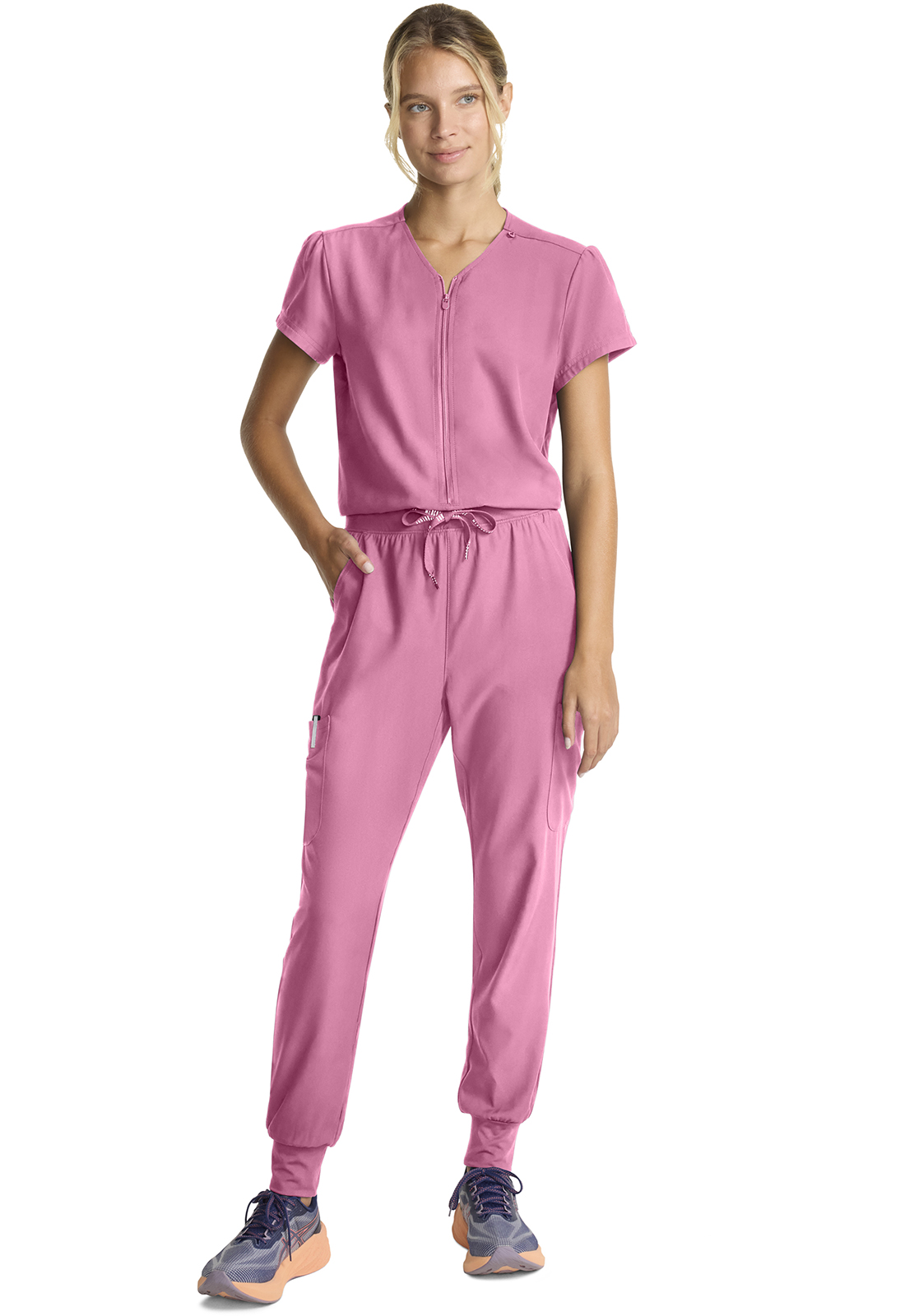 Buy MC Insight MC510 Women's 4 Pocket Cargo Zip Front Jumpsuit by