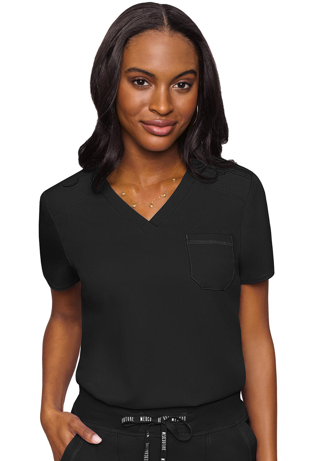 MC Touch V-Neck Tuck In-Med Couture