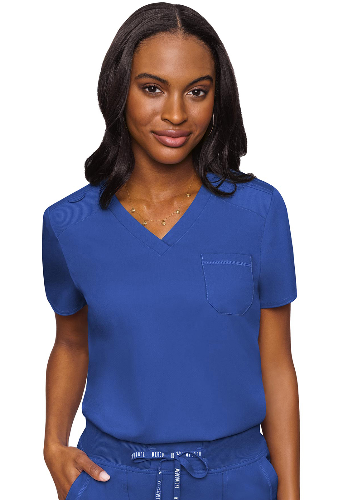 7448-Women V-Neck Tuck In