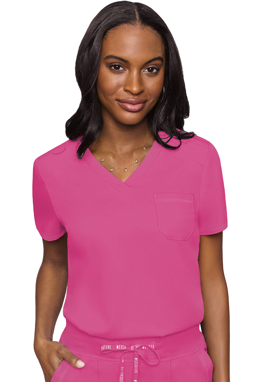 MC Touch V&#45;Neck Tuck In-Med Couture