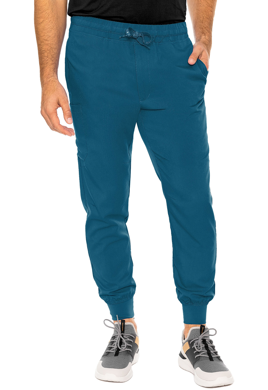 RothWear Touch MC7777 Men&#8216;s Bowen Zipper Fly 5 Pocket Cargo Jogger Scrub Pant-Med Couture