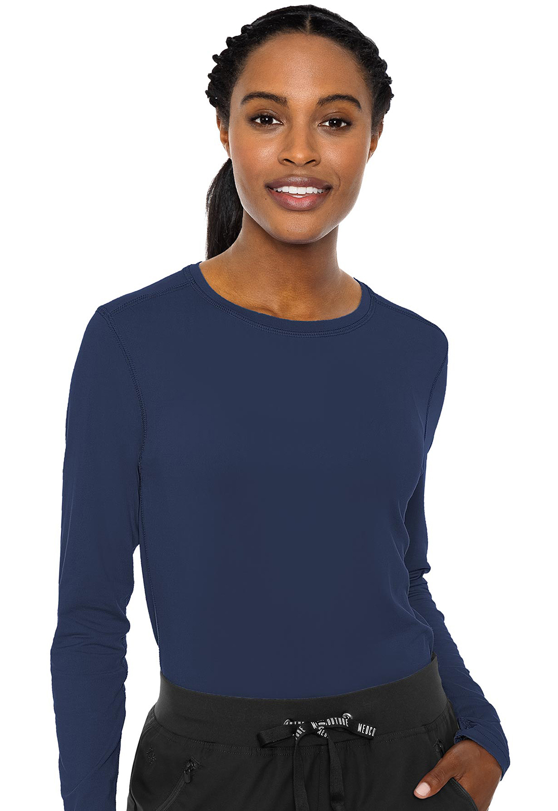 Med Couture MC8499 Performance Knit Tee Under Scrub-Med Couture