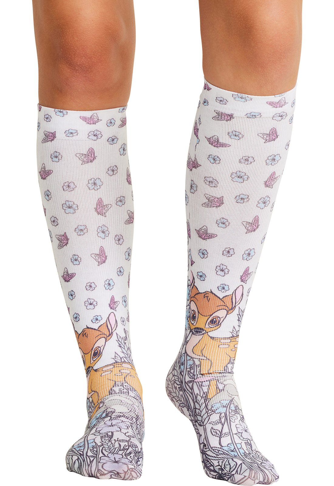 Knee High 8&#45;15mmHg Compression Socks-Tooniforms
