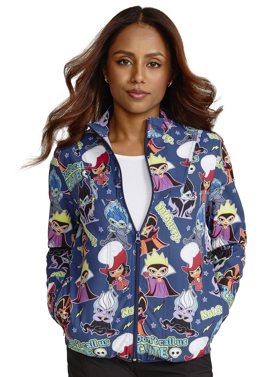 Tooniforms Holiday Packable Print Jacket