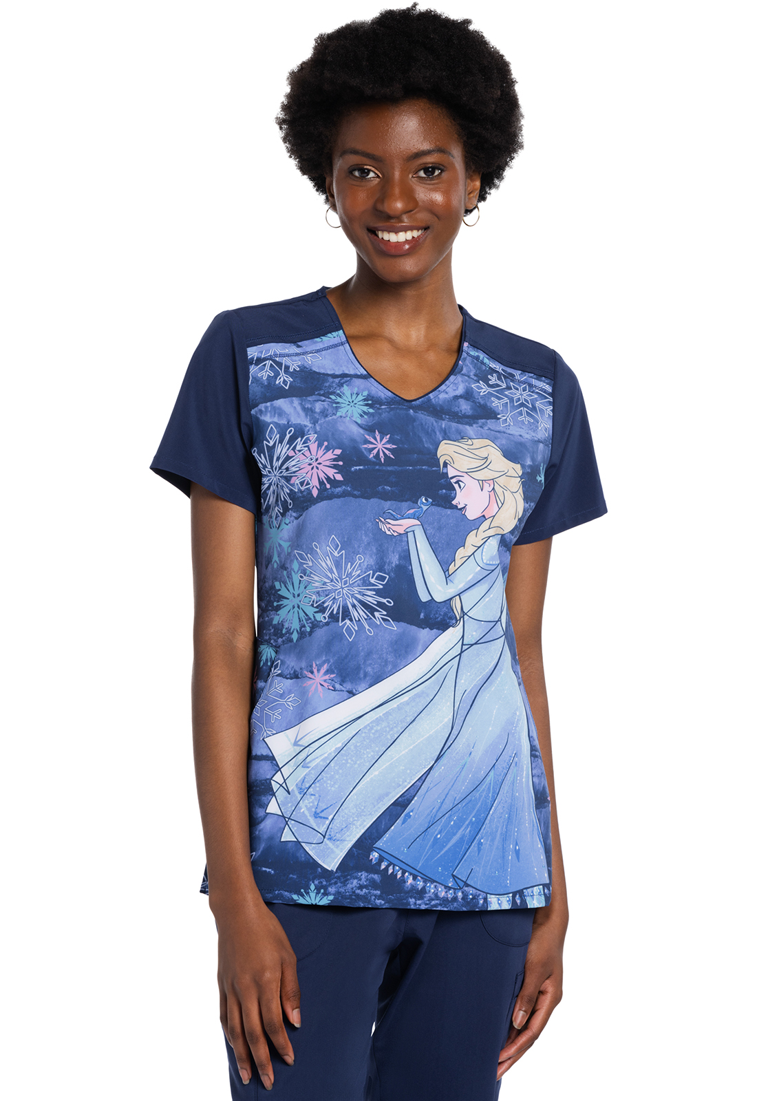 Cherokee Licensed V&#45;Neck Top-Tooniforms