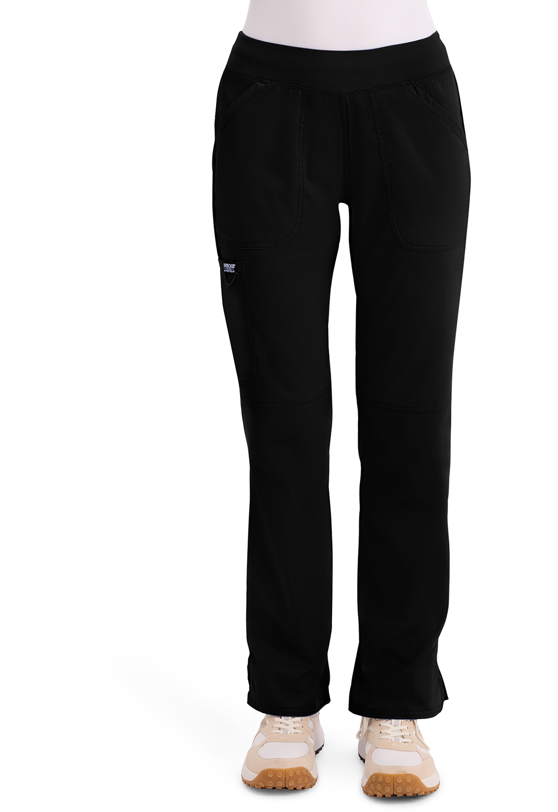 Mid Rise Straight Leg Pull-on Pant