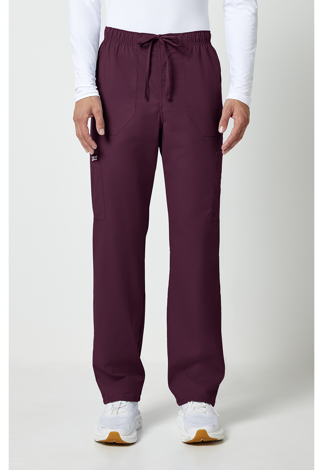 Cherokee Workwear Pro Men's Tapered Leg Drawstring Cargo Scrub Pants - WW190