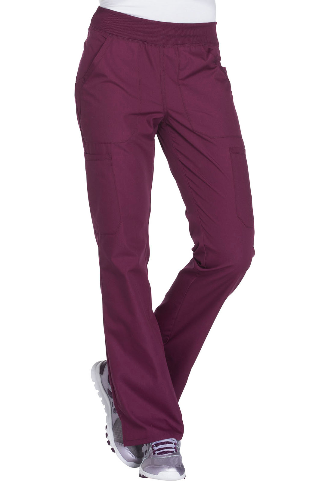 Cherokee Workwear Women's Mid Rise Straight Leg Cargo Scrub Pants - WW210