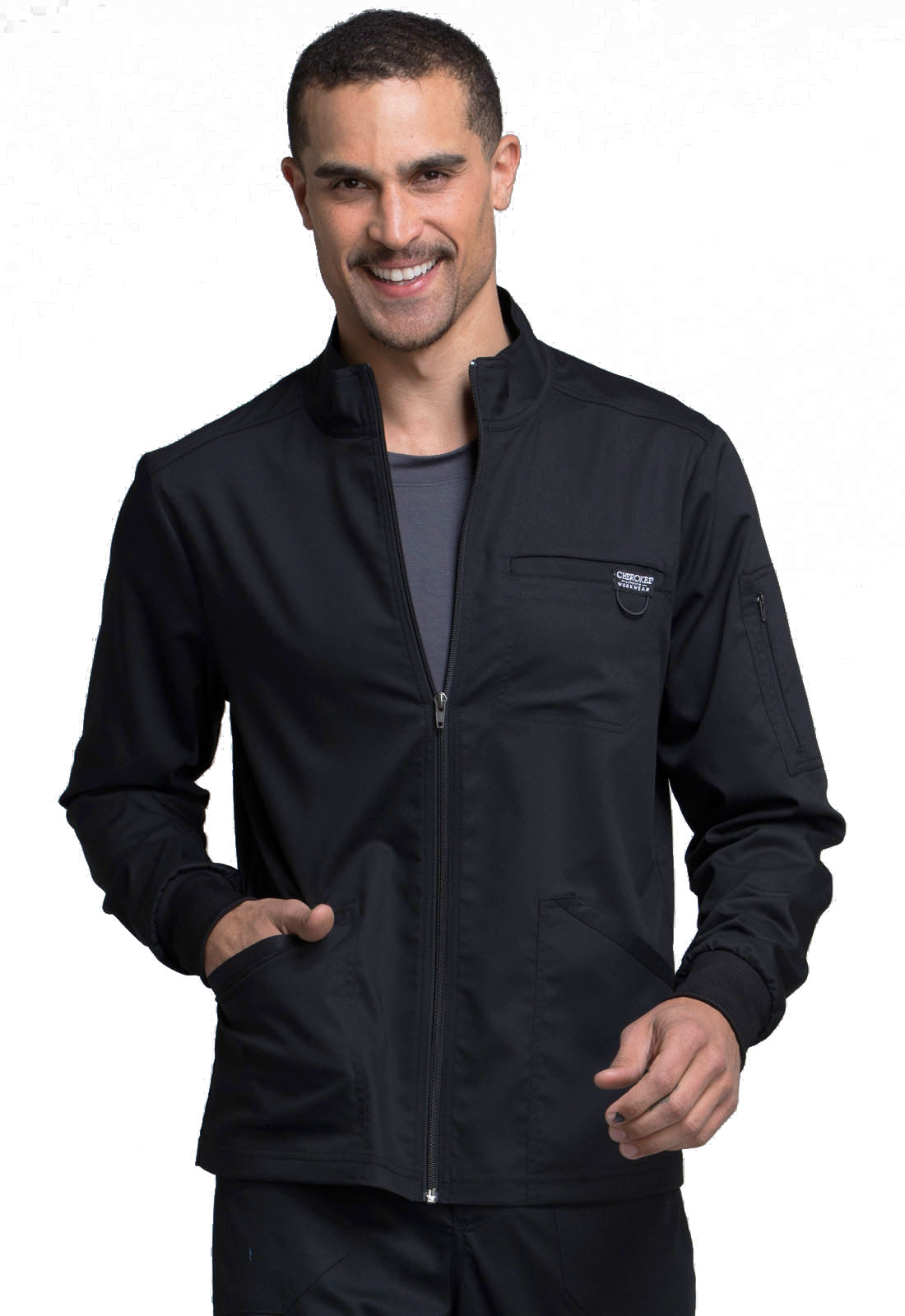 Men&#39;s Zip Front Jacket-Cherokee Workwear