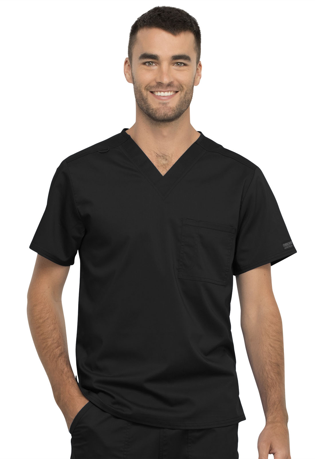 WW Revolution Unisex 1 Pocket Tuckable V&#45;Neck Top-Cherokee Workwear
