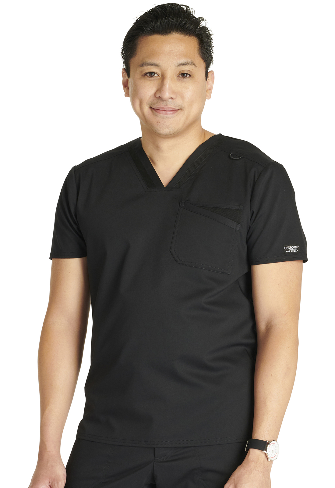 Men&#39;s V&#45;Neck Top-Cherokee Workwear