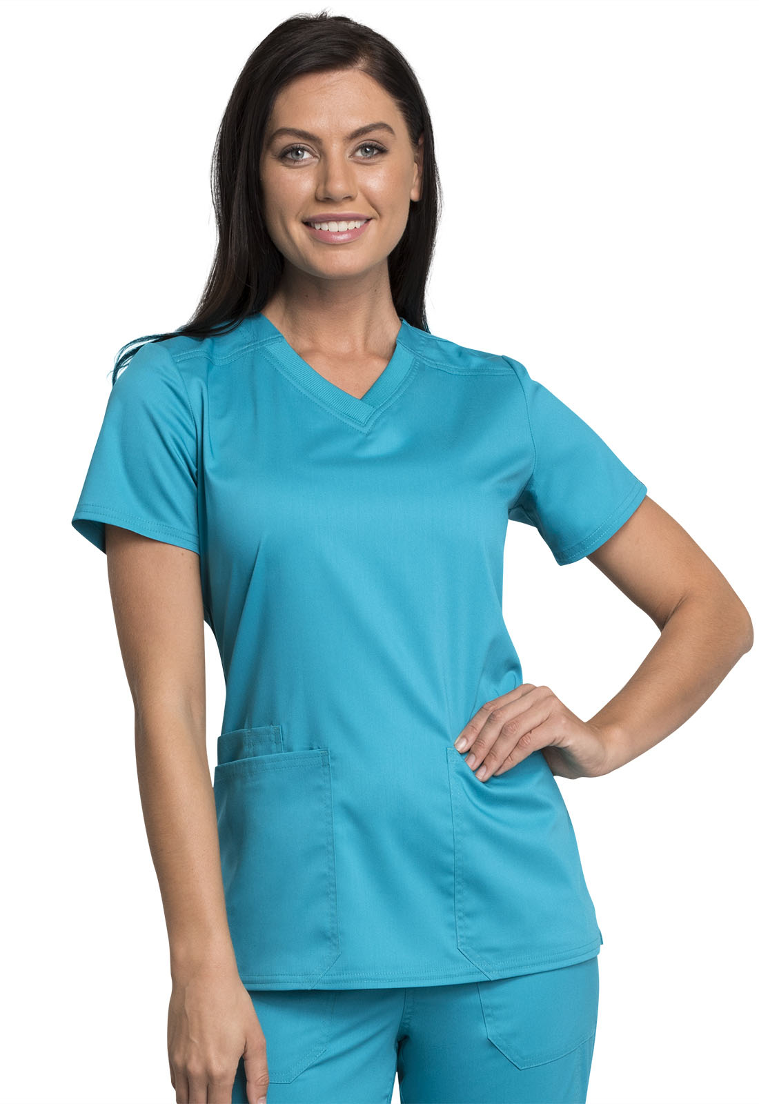 WW Revolution Tech V-Neck Top-Cherokee Workwear