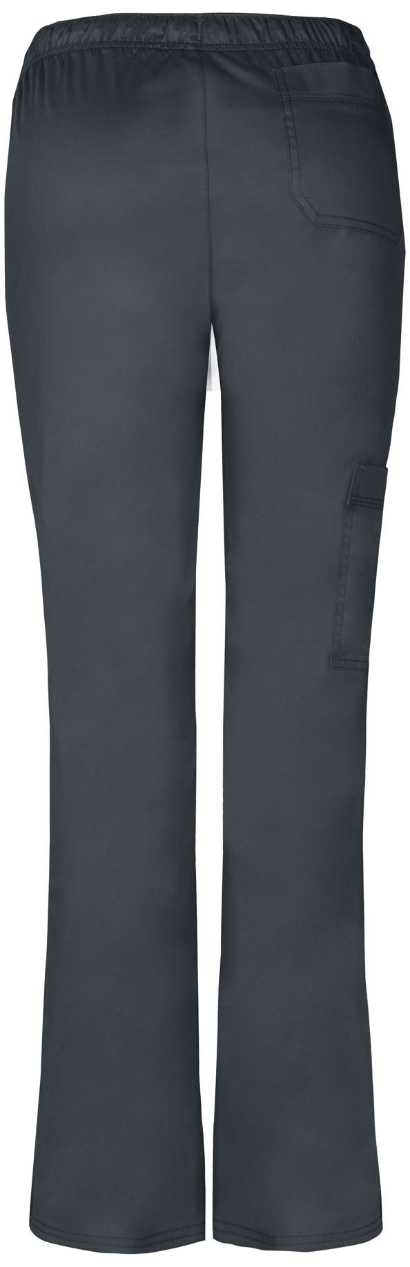 cargo scrub pants with elastic waist