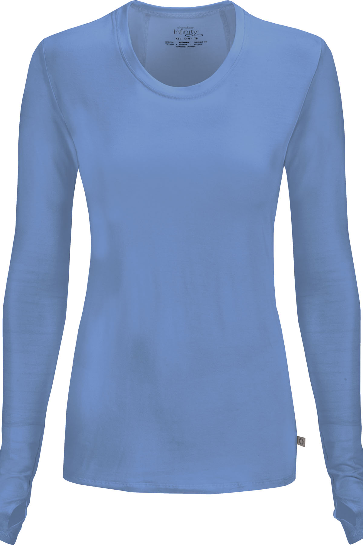 Cherokee Scrubs 2626A CIPS Ciel Blue Scrub Top Cherokee Free Shipping 