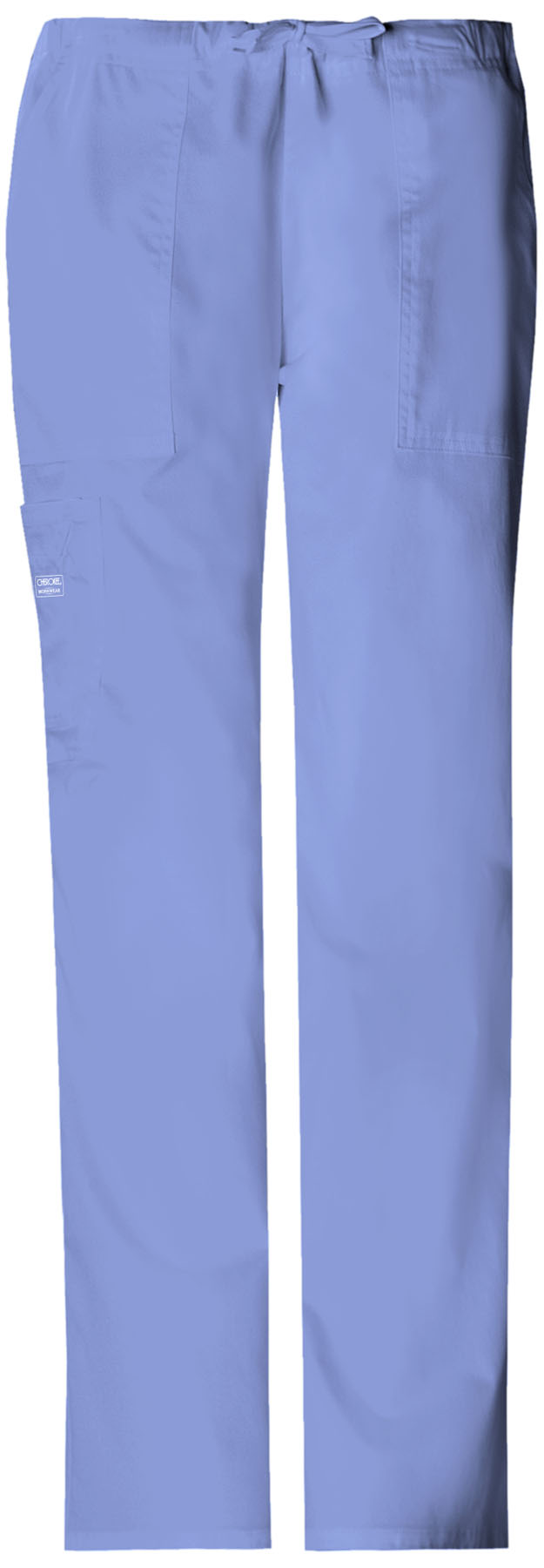 Cherokee Workwear Core Stretch Women's TALL Drawstring Cargo Scrub Pants - 4044T