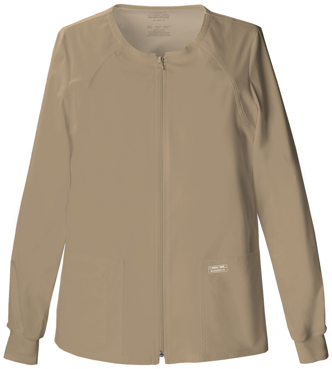 Cherokee Workwear Stretch Women's Zip Front Jacket - 4315