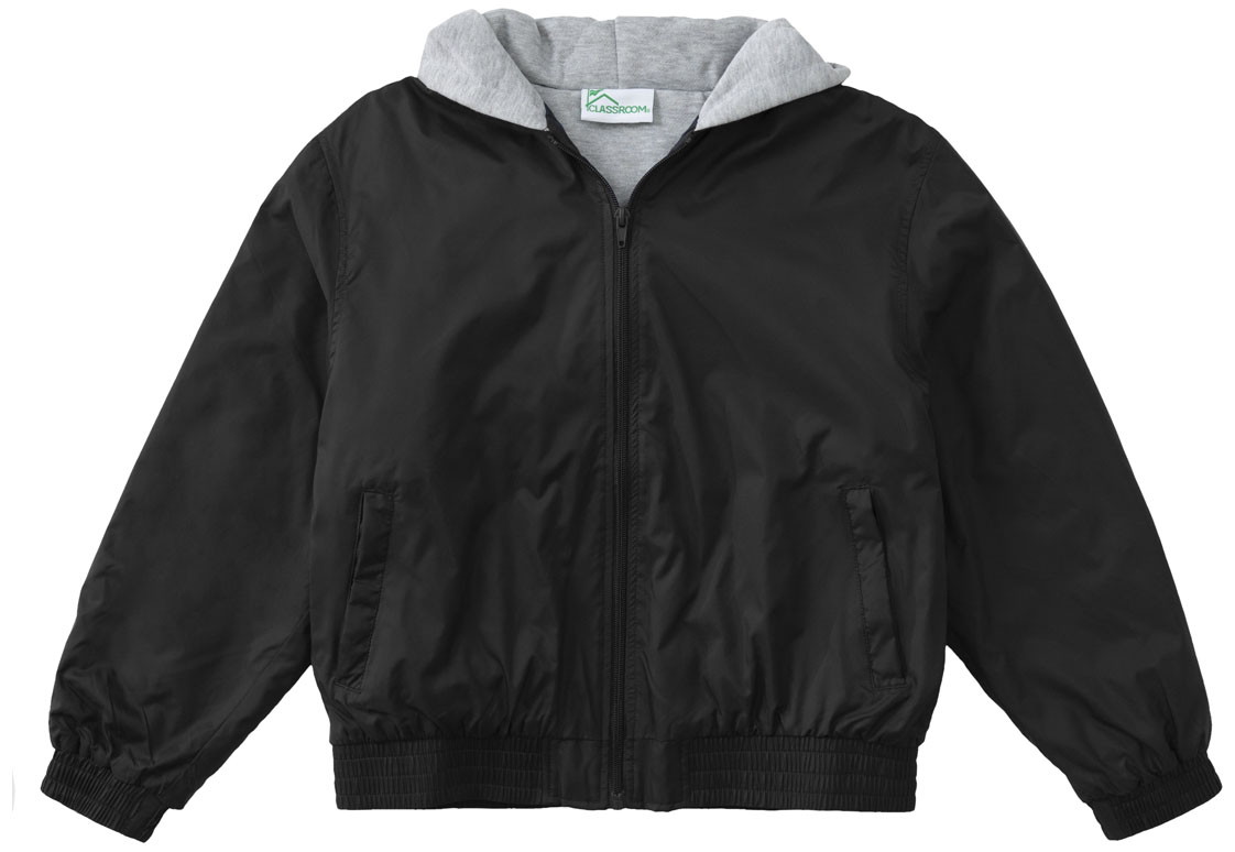 Classroom Youth Unisex Zip Front Bomber Jacket