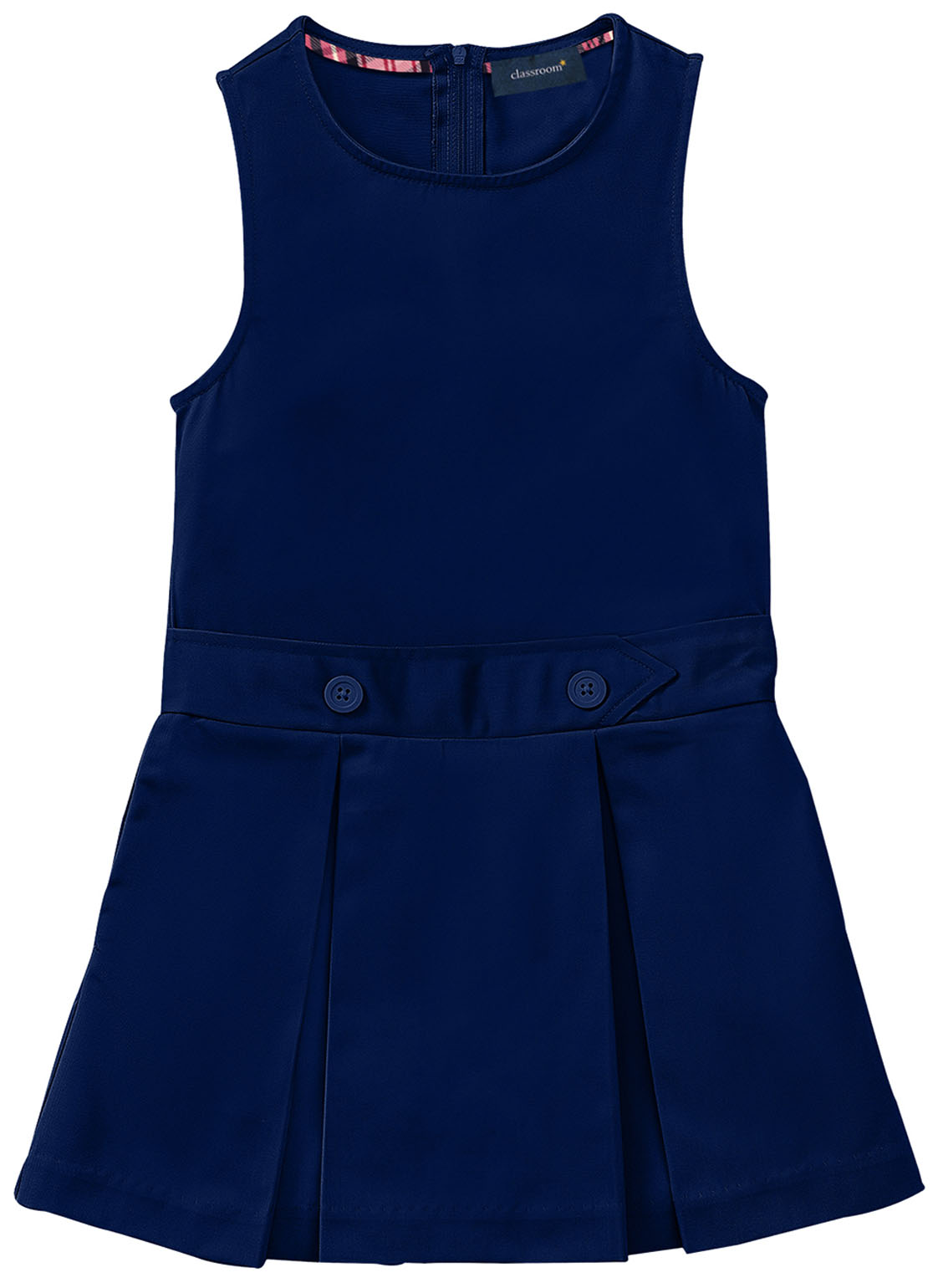 Classroom Girls Plus Kick Pleat Jumper-Classroom Uniforms