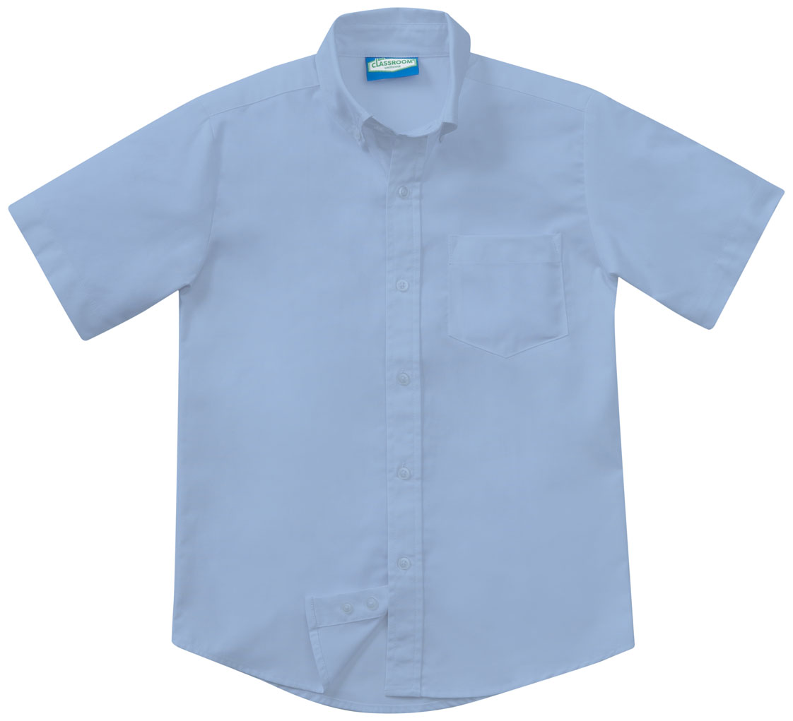Classroom Uniforms Classroom Boys-Men&#8216;s Shirts Boys Short Sleeve Oxford-Classroom Uniforms