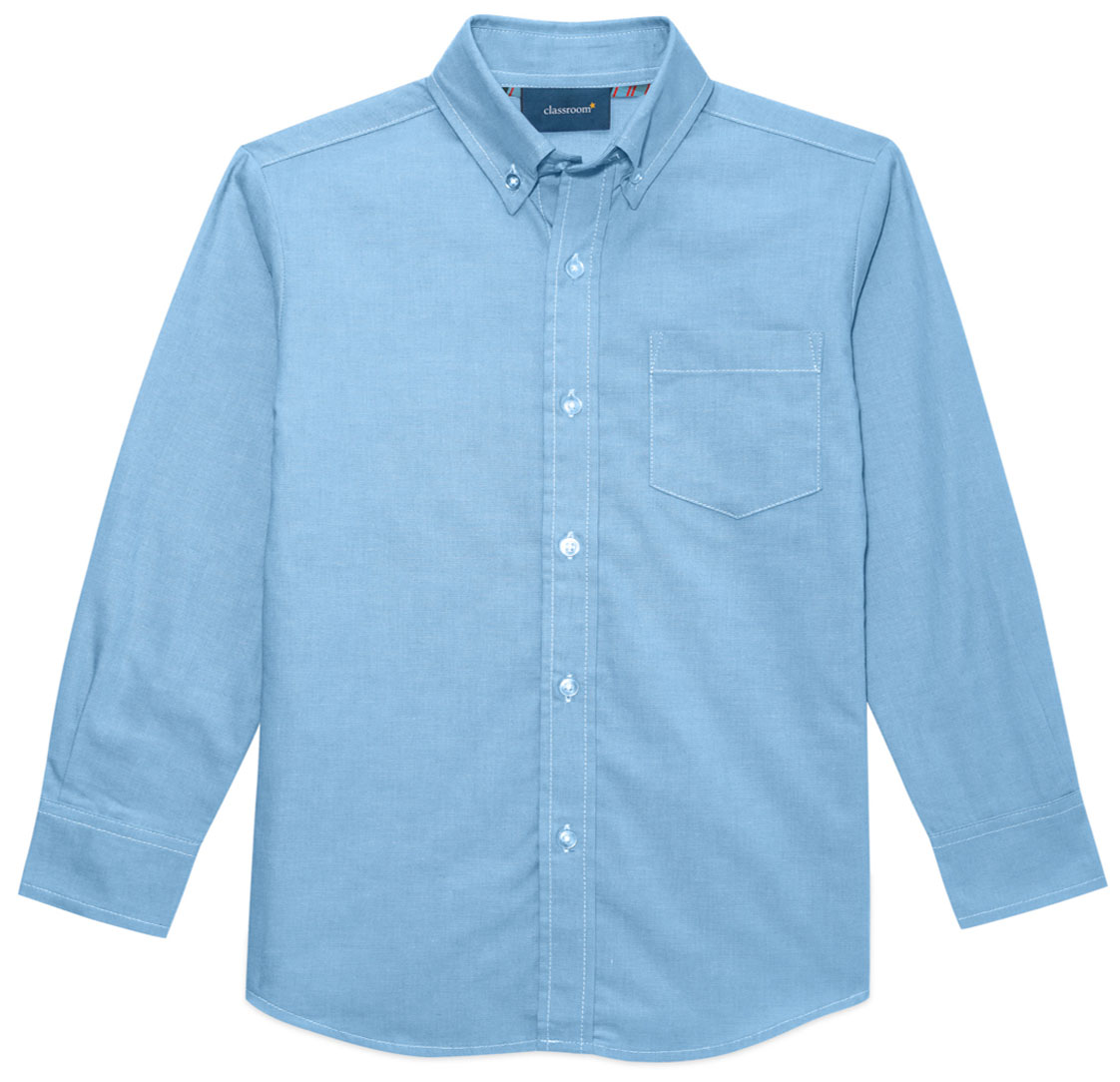 Classroom Boys Long Sleeve Oxford-Classroom Uniforms