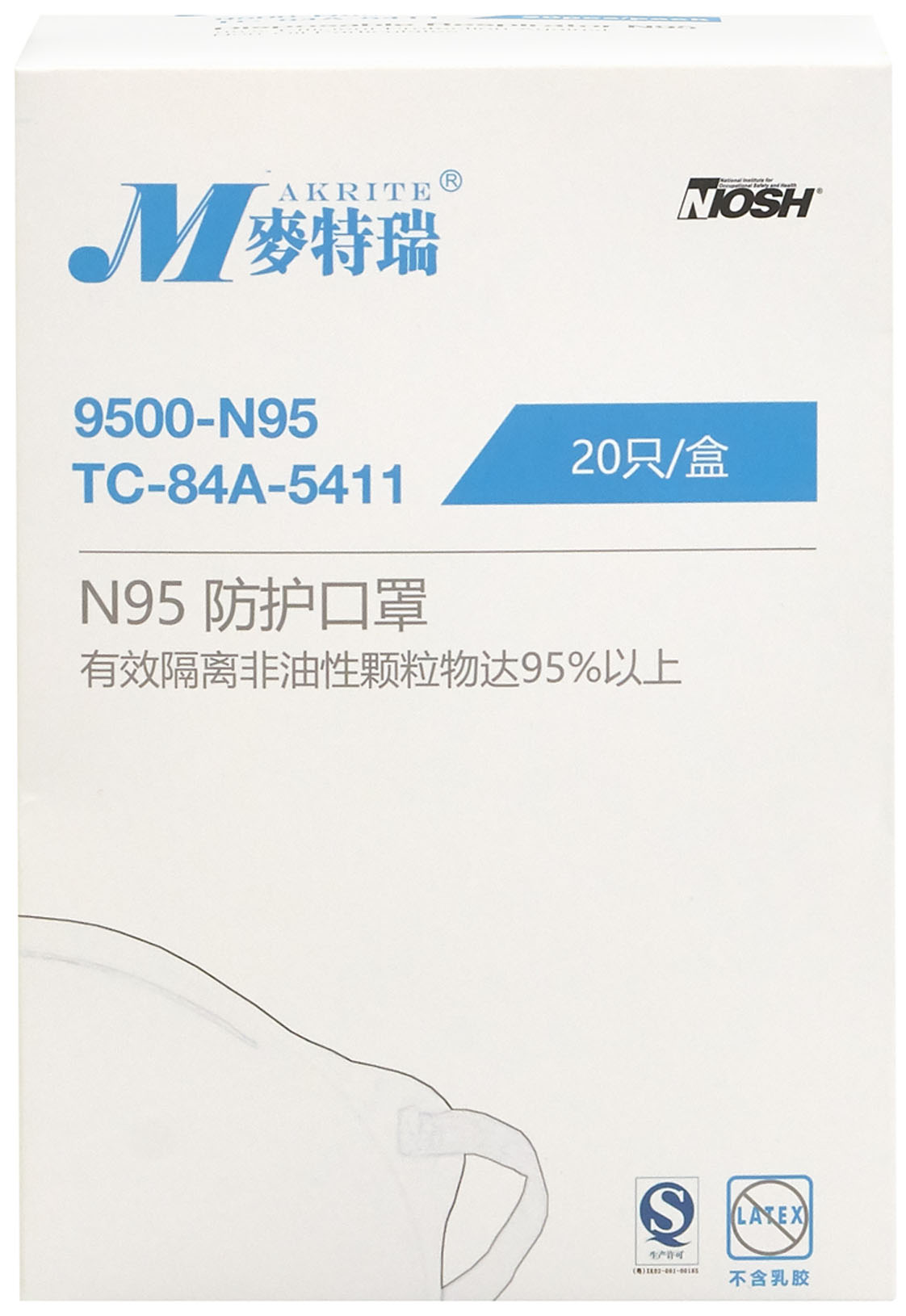 N95 Mask NIOSH/FDA Approved