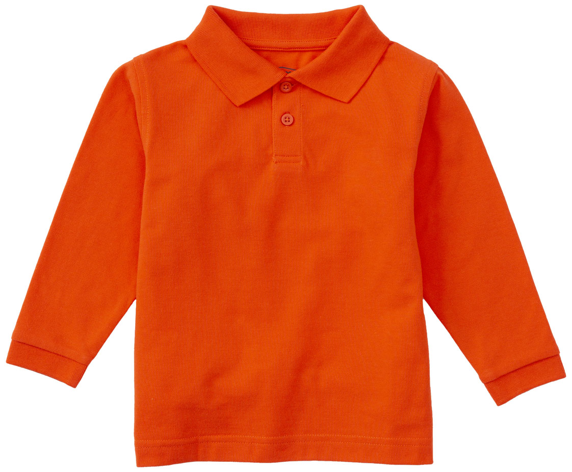 Classroom Uniforms Classroom Preschool Polos-Tops Preschool Long Sleeve Pique Polo