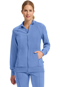 Zip Front Jacket - Ciel