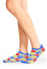 2 Pr Pack Bamboo No Show Socks - Super Power
