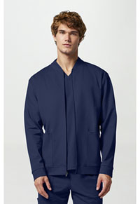 Men's Zip Front Jacket - Navy