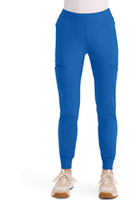 Mid Rise Tapered Leg Drawstring Pant - Royal